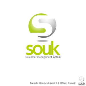customxxx5656 (customxxx5656)さんの新システムのTOPページで使用する「souk」のロゴへの提案