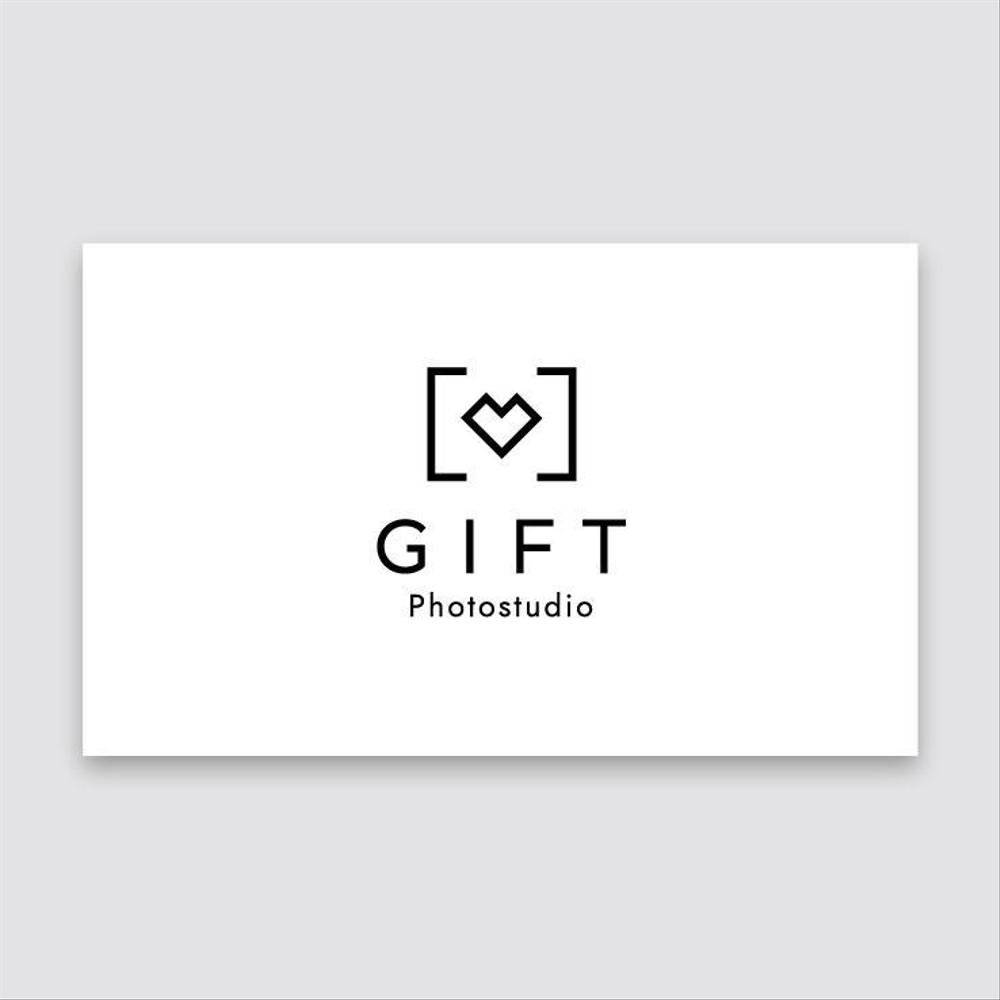 フォトスタジオ創設にともない「Photostudio GIFT」のロゴ制作の依頼