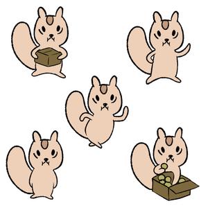 ジャジャジャンゴ (kunihi818)さんのかわいいリスのイラストへの提案