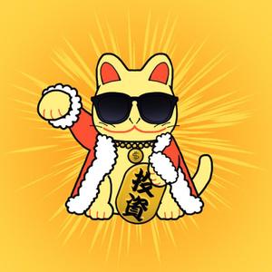 はす ()さんのTwitterのアイコンのキャラクターデザインで「サングラスをかけている猫」モチーフ希望です。への提案