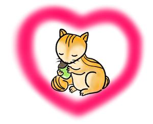 にゃーこみーこ (dongurikorokoro-owl)さんのかわいいリスのイラストへの提案