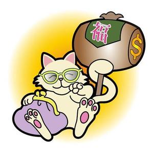 kav (flower_child)さんのTwitterのアイコンのキャラクターデザインで「サングラスをかけている猫」モチーフ希望です。への提案