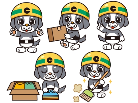 Rintarouさんの事例 実績 提案 便利屋さんのマスコットキャラクター犬の制作依頼 Fujitasiza クラウドソーシング ランサーズ