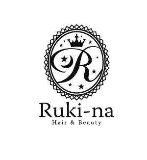 ヘッドディップ (headdip7)さんの美容室、エステのトータルビューティーサロン「Hair&beauty Ruki-na」のロゴ作成への提案