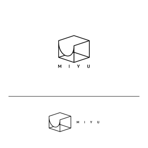 tom-ho (tom-ho)さんのキューブウレタンを使用したインテリア「MIYU」シリーズのブランドロゴへの提案