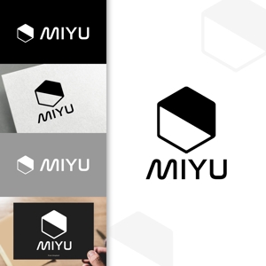 charisabse ()さんのキューブウレタンを使用したインテリア「MIYU」シリーズのブランドロゴへの提案