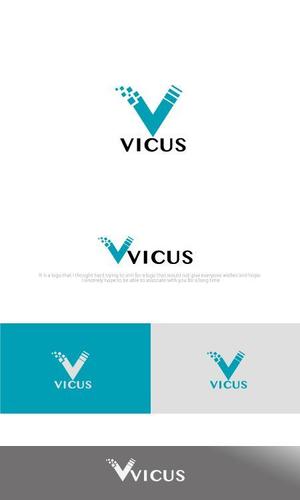 魔法スタジオ (mahou-phot)さんの【ロゴ作成依頼】IT/Web系 「村」という意味の法人 vicus のロゴ制作への提案
