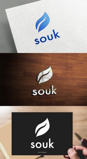 athenaabyz ()さんの新システムのTOPページで使用する「souk」のロゴへの提案