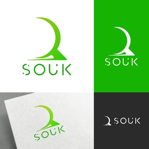 venusable ()さんの新システムのTOPページで使用する「souk」のロゴへの提案