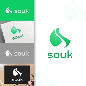 charisabse ()さんの新システムのTOPページで使用する「souk」のロゴへの提案