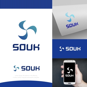 fortunaaber ()さんの新システムのTOPページで使用する「souk」のロゴへの提案