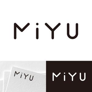 usi (usi_0118)さんのキューブウレタンを使用したインテリア「MIYU」シリーズのブランドロゴへの提案