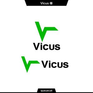 queuecat (queuecat)さんの【ロゴ作成依頼】IT/Web系 「村」という意味の法人 vicus のロゴ制作への提案