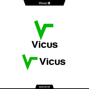 queuecat (queuecat)さんの【ロゴ作成依頼】IT/Web系 「村」という意味の法人 vicus のロゴ制作への提案