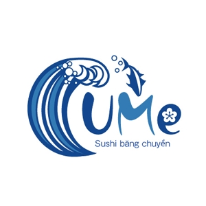 momijisanさんの【 ロゴ制作 】 海外の回転寿司屋　UMe（うみ）のロゴ作成への提案