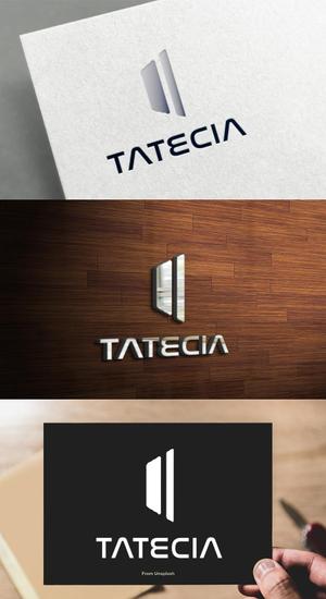 athenaabyz ()さんの建設会社「株式会社ＴＡＴＥＣＩＡ」（タテシア）のロゴへの提案