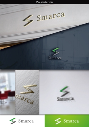 hayate_design ()さんの商標出願サービスサイト「Smarca」のロゴデザインコンペへの提案