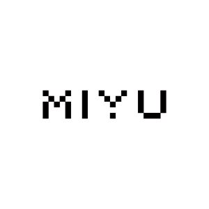 alne-cat (alne-cat)さんのキューブウレタンを使用したインテリア「MIYU」シリーズのブランドロゴへの提案
