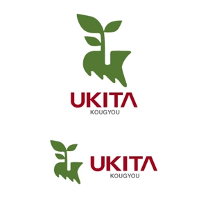 angie design (angie)さんの「UKITA　」のロゴ作成への提案