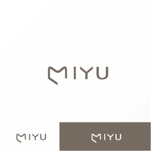 Jelly (Jelly)さんのキューブウレタンを使用したインテリア「MIYU」シリーズのブランドロゴへの提案