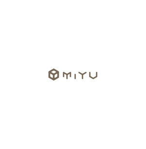 nakagami (nakagami3)さんのキューブウレタンを使用したインテリア「MIYU」シリーズのブランドロゴへの提案
