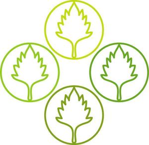 quaeroさんのよもぎの葉のシンプルなイラストへの提案