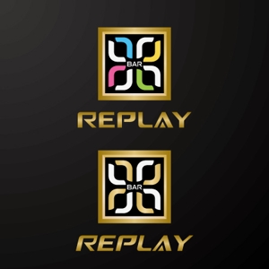 イエロウ (IERO-U)さんのBar「REPLAY」のロゴ作成への提案