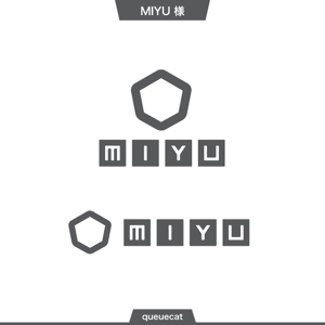 queuecat (queuecat)さんのキューブウレタンを使用したインテリア「MIYU」シリーズのブランドロゴへの提案