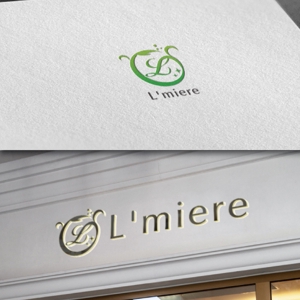 late_design ()さんのエステサロン「L'miere」（ルミエール）のロゴへの提案