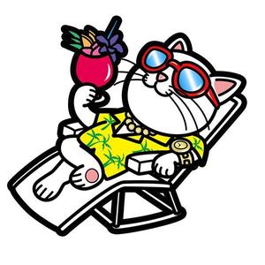 ISSOKU (kazunori131)さんのTwitterのアイコンのキャラクターデザインで「サングラスをかけている猫」モチーフ希望です。への提案