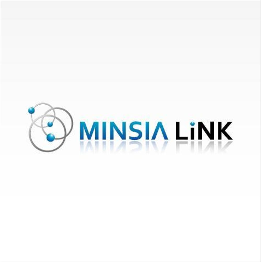 【ＭＩＮＳＩＡ　ＬＩＮＫ（ミンシアリンク）】会社設立のロゴ作成