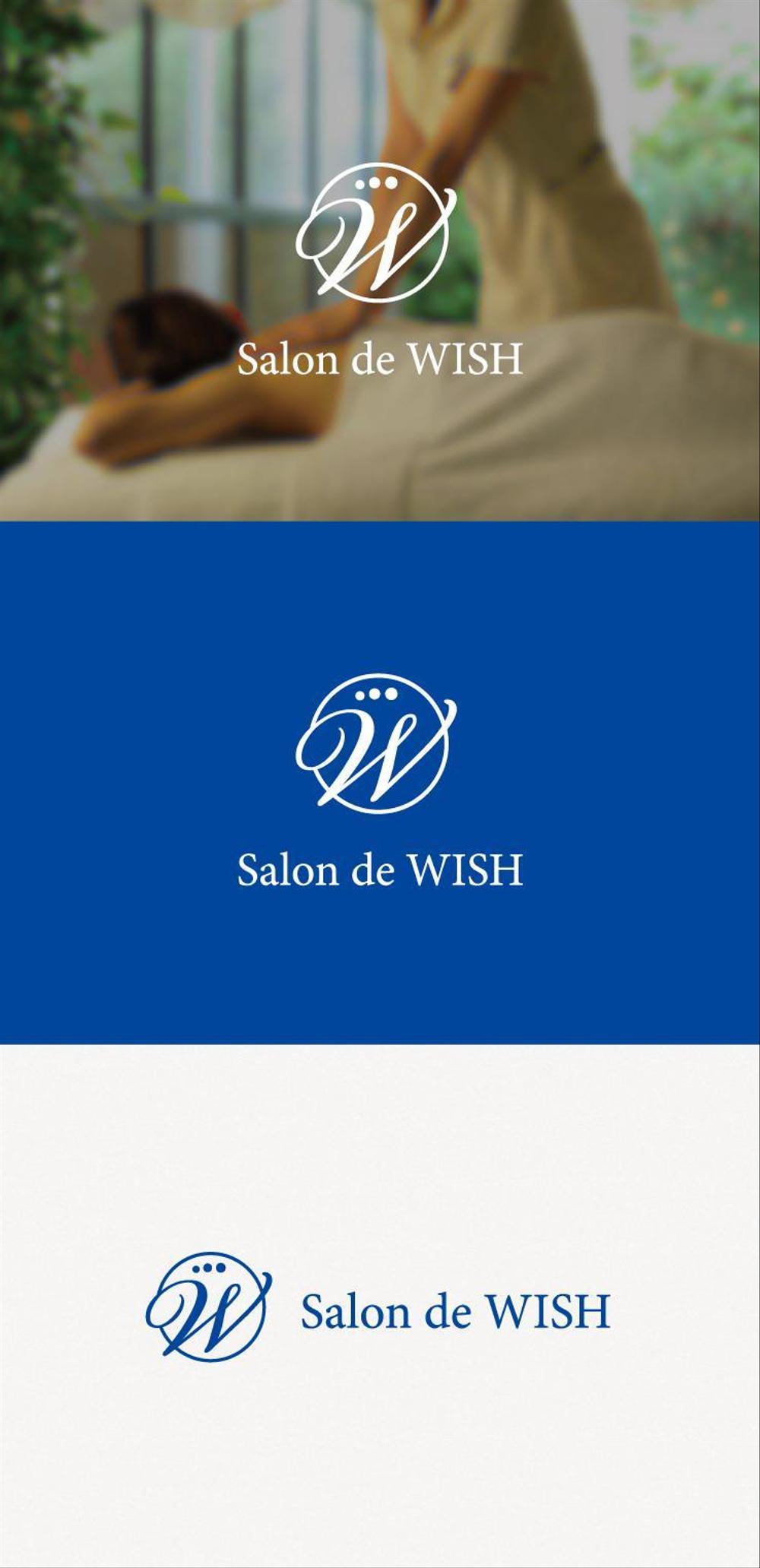 エステサロンの「Salon de WISH」のロゴ