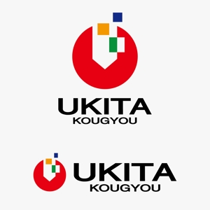 KEN-2 studio (KEN-2)さんの「UKITA　」のロゴ作成への提案