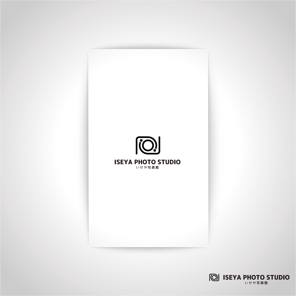 会社「いせや写真館」のロゴ