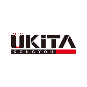 andy_tさんの「UKITA　」のロゴ作成への提案