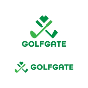 poppper (torifup)さんのゴルフマッチングサイト「GOLFGATE」のロゴへの提案
