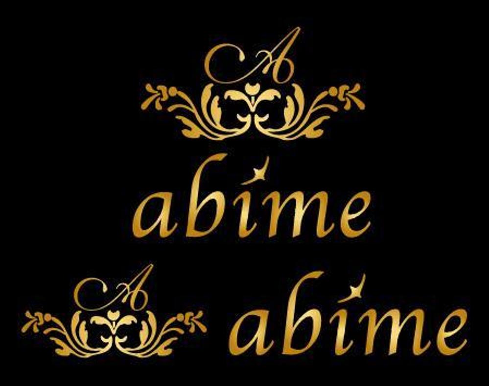 「abime」のロゴ作成