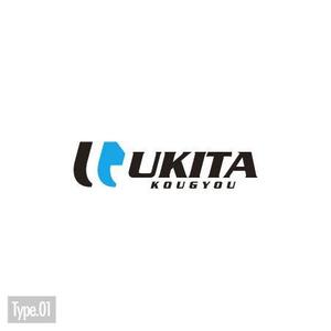 DECO (DECO)さんの「UKITA　」のロゴ作成への提案