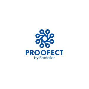 kazubonさんのアパレルブランド ファクトリエの機能性衣料(撥水など防汚れ)の「PROOFECT」 のロゴデザインへの提案