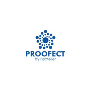 kazubonさんのアパレルブランド ファクトリエの機能性衣料(撥水など防汚れ)の「PROOFECT」 のロゴデザインへの提案