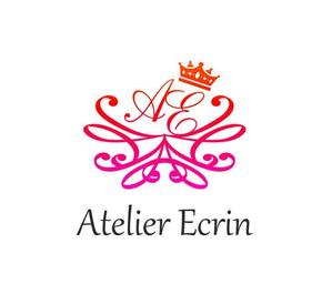 ぽんぽん (haruka0115322)さんのハンドメイド教室、Atelier  Ecrinのロゴへの提案