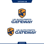 queuecat (queuecat)さんの自動車用の輸入パーツのECサイト US AUTO PARTS GATEWAY のロゴ・シンボルマークへの提案