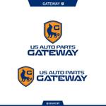 queuecat (queuecat)さんの自動車用の輸入パーツのECサイト US AUTO PARTS GATEWAY のロゴ・シンボルマークへの提案