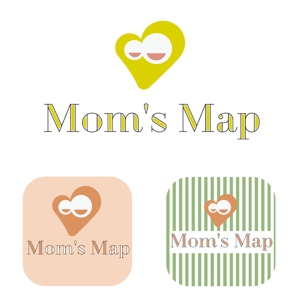 柀野イリ(Hino Iri) ()さんのアプリ 「Mom's Map」のロゴへの提案