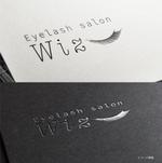 pTree LABO (torch_tree)さんのまつ毛エクステサロン「Eyelash salon Wiz」のロゴへの提案