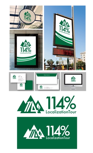 King_J (king_j)さんの外国人向けツアー『114% Localization Tour』のロゴへの提案