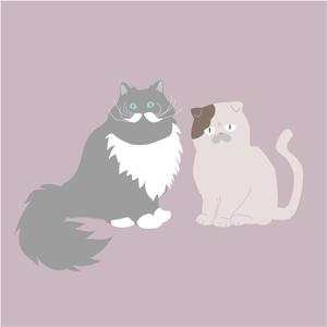 マチルダ (youkaikatatataki)さんの猫のキャラクターデザインへの提案