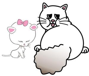 ISSOKU (kazunori131)さんの猫のキャラクターデザインへの提案
