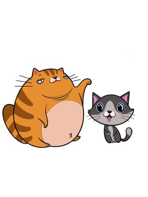estooneさんの猫のキャラクターデザインへの提案