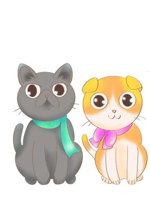 平塚美幸 (Yuki-milk)さんの猫のキャラクターデザインへの提案